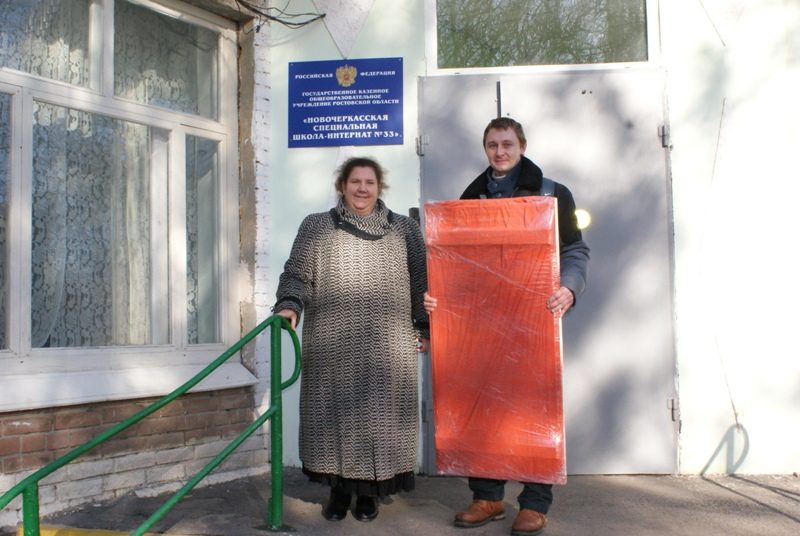 В Новочеркасск привезли тактильную икону