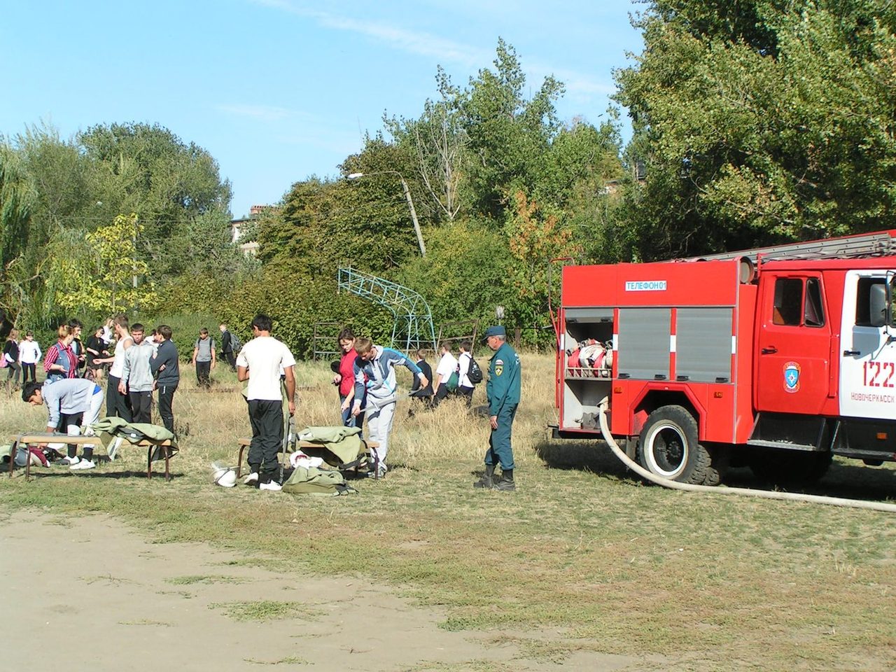 Соревнования дружин юных пожарных