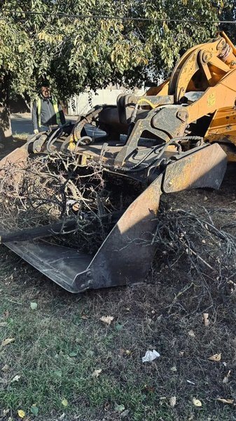 В Новочеркасске продолжается уборка веток, оставшихся после июльского урагана
