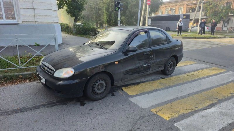 ДТП на перекрёстке улиц Пушкинской и Комитетской в Новочеркасске