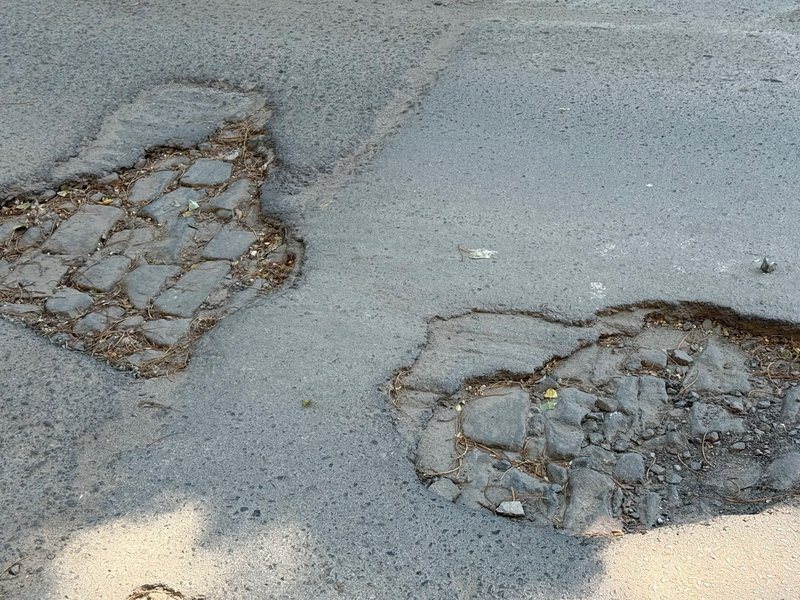 Жители улицы Мичурина просят администрацию и депутата обратить внимание на состояние дороги