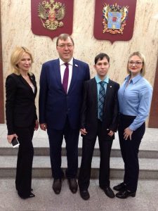 Первое организационное заседание Молодежного парламента области!