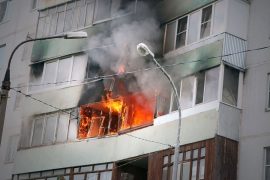 В новочеркасской многоэтажке случился пожар