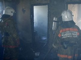 В Новочеркасске сгорел большой частный дом